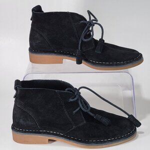 Hush Puppies Cyra Catelyn Chukka Boots Size‎ 6.5 Womens Black Low Bootie Urban
